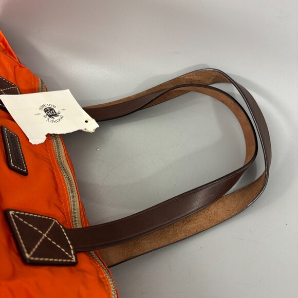 New Dooney & Bourke Wayfarer Orange Nylon Large Tote Bag - Picture 8 of 12
